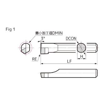 住友電気工業（株） スミボロン 小径ボーリングバイト BNBX スミボロン　小径ボーリングバイト BNBX055R BN7125