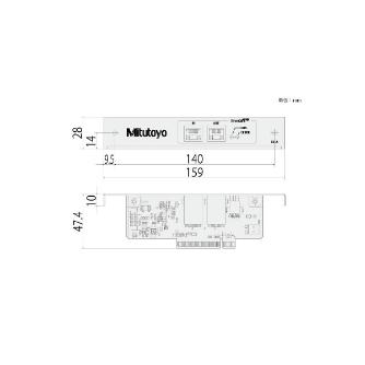 （株）ミツトヨ LSM I/Fユニット 02AGQ ＬＳＭ　Ｉ／Ｆユニット LSM-EC-A 02AGQ370
