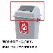 （株）カイスイマレン 分別ミニボトム(スイング蓋) MBW-CP 分別ミニボトム（スイング蓋） MBW-CP
