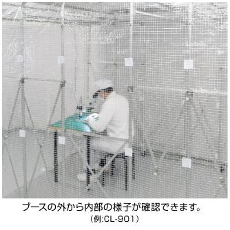 ホーザン株式会社 陽圧ブース CL-909 陽圧ブース CL-909