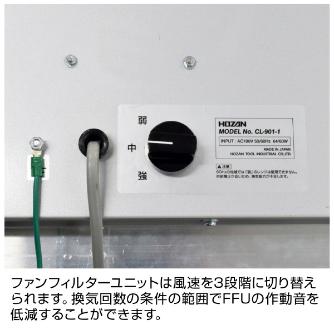 ホーザン株式会社 陽圧ブース CL-909 陽圧ブース CL-909