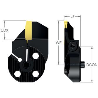 サンドビック（株） コロカット2 カッティングヘッド 【F】 C2A-SL コロカット２　カッティングヘッド　【Ｆ】 C2A-SL32-LGF12A-040GB