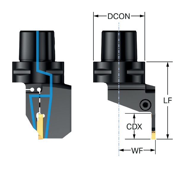 サンドビック（株） コロカット2 カッティングユニット【F】 C2R-CC コロカット２　カッティングユニット【Ｆ】 C2R-CC3-LE15CB