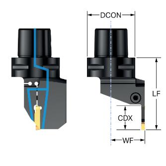 サンドビック（株） コロカット2 カッティングユニット【F】 C2R-CC コロカット２　カッティングユニット【Ｆ】 C2R-CC3-LG10CB