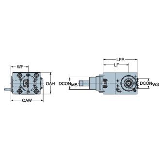 サンドビック（株） 回転工具ホルダ C3-DNI 回転工具ホルダ　【Ｅ】 C3-DNI-BI55B-I-A