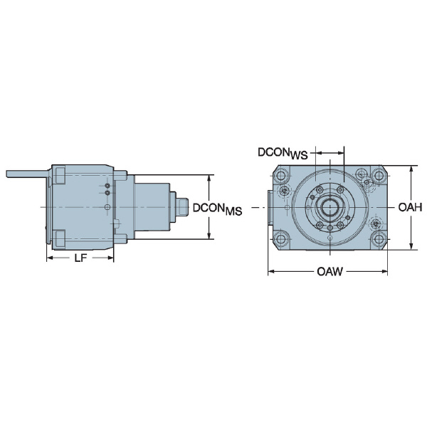サンドビック（株） 回転工具ホルダ C4-DNE 回転工具ホルダ　【Ｅ】 C4-DNE-MS60A-I-HS