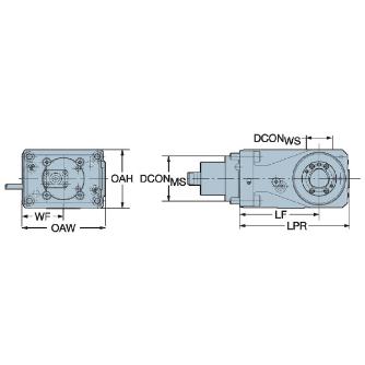 サンドビック（株） 回転工具ホルダ C4-DNI 回転工具ホルダ　【Ｅ】 C4-DNI-BT65B-E-B