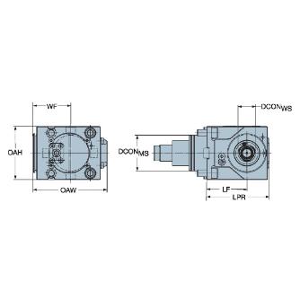 サンドビック（株） 回転工具ホルダ C4-DNI 回転工具ホルダ　【Ｅ】 C4-DNI-EM65A-I-A