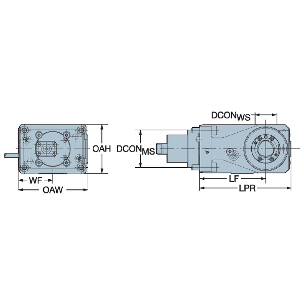 サンドビック（株） 回転工具ホルダ C4-DNI 回転工具ホルダ　【Ｅ】 C4-DNI-MS60A-I-HS-B