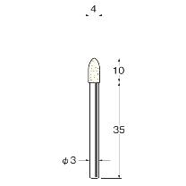 日本精密機械工作（株） 砲弾型フェルトバフ F