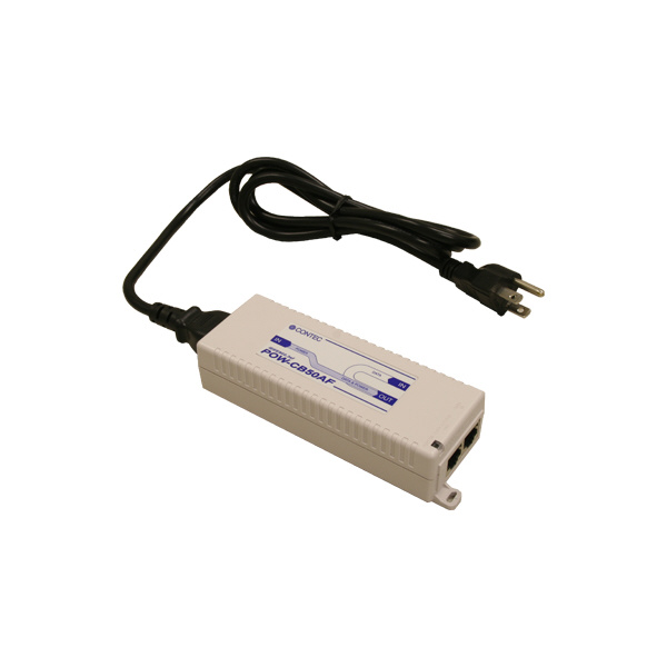 （株）コンテック PoEインジェクタ GigaLAN対応 POW-CB50AF ＰｏＥインジェクタ　ＧｉｇａＬＡＮ対応 POW-CB50AF