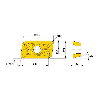 三菱マテリアル（株） カッタチップ APMT カッタチップ（サーメット） APMT1135PDER-M2 MX3030