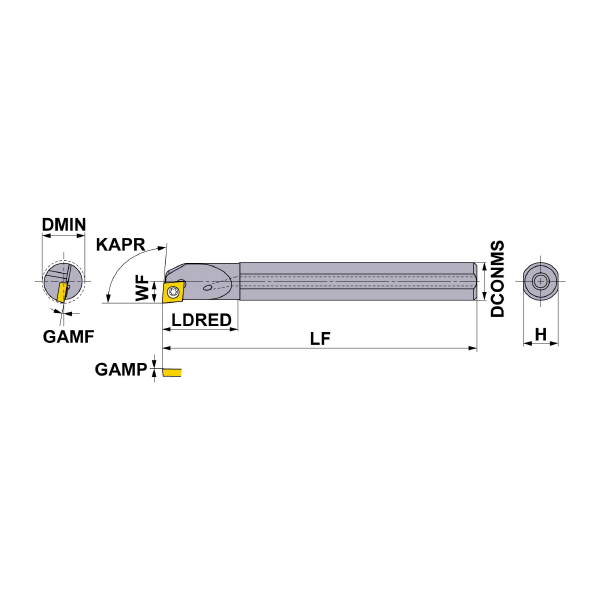三菱マテリアル（株） 小物部品加工用ボーリングバー S14 小物部品加工用ボーリングバー S14-12SCLCR06-090-C