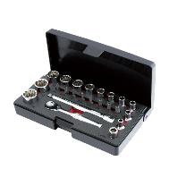 スエカゲツール（株） 1/4"スプラインソケットセット23PC