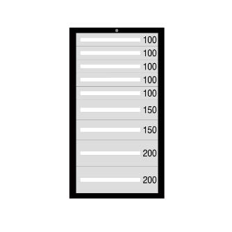 大阪製罐（株） ライトキャビネット ライトキャビネット 5-1211-BS
