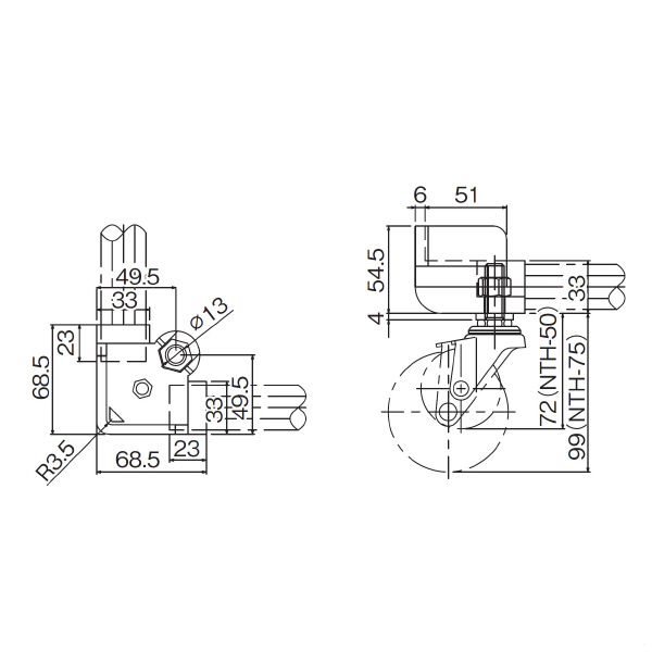 ＴＭＥＨジャパン（株） アルミコーナーベース ACBA アルミコーナーベース ACBA-G28A