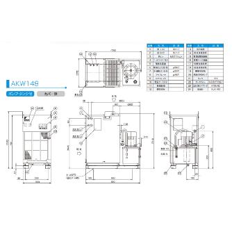 ダイキン工業（株） チラー9型 AKW チラー９型 AKW149-B