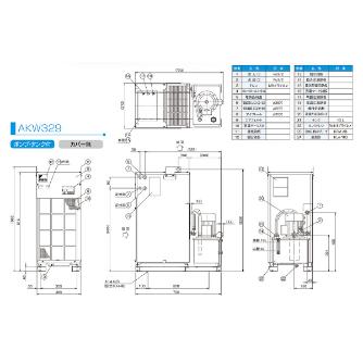 ダイキン工業（株） チラー9型 AKW チラー９型 AKW329-C