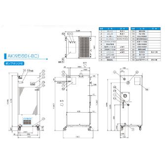 ダイキン工業（株） チラー9型 AKW チラー９型 AKW569-B