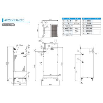 ダイキン工業（株） チラー9型 AKW チラー９型 AKW589