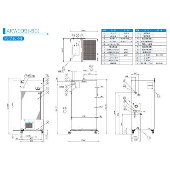 ダイキン工業（株） チラー9型 AKW チラー９型 AKW909-047
