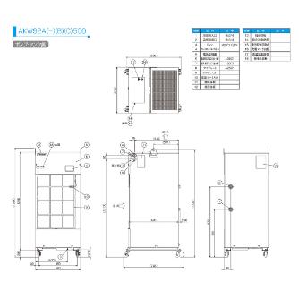 ダイキン工業（株） チラー10型 AKW チラー１０型 AKW92AC500