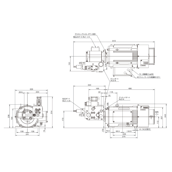 ダイキン工業（株） 油圧ユニットスーパーユニット SUT 油圧ユニットスーパーユニット SUT00D11021-41-C