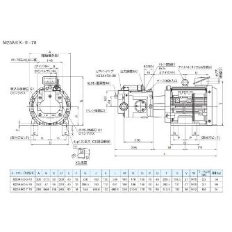 ダイキン工業（株） モータポンプ W-M モータポンプ W-M23A2X-7-70