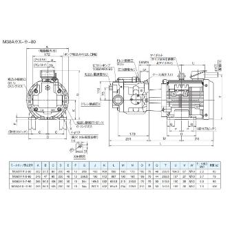 ダイキン工業（株） モータポンプ W-M モータポンプ W-M38A2X-10-80-4E