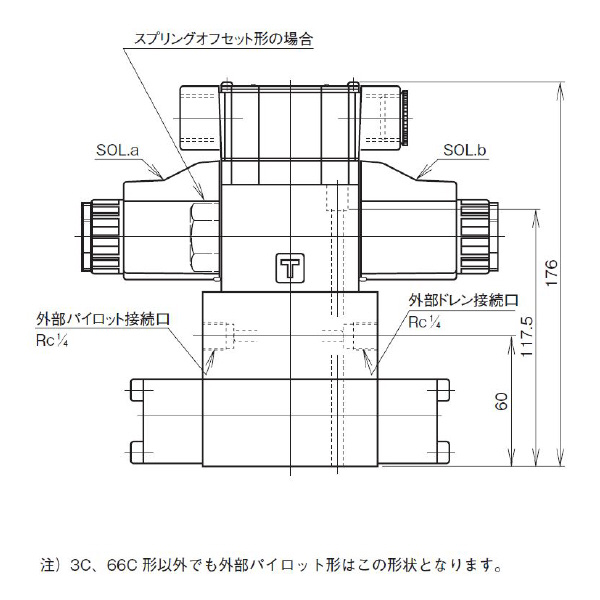 ダイキン工業（株） 方向制御弁I電磁パイロット切換弁 JSP 方向制御弁Ⅰ電磁パイロット切換弁 JSP-G02-66CP-40-Z