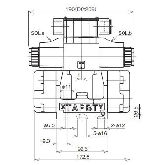 ダイキン工業（株） 方向制御弁I電磁パイロット切換弁 JSP 方向制御弁Ⅰ電磁パイロット切換弁 JSP-G03-2CE-40-S