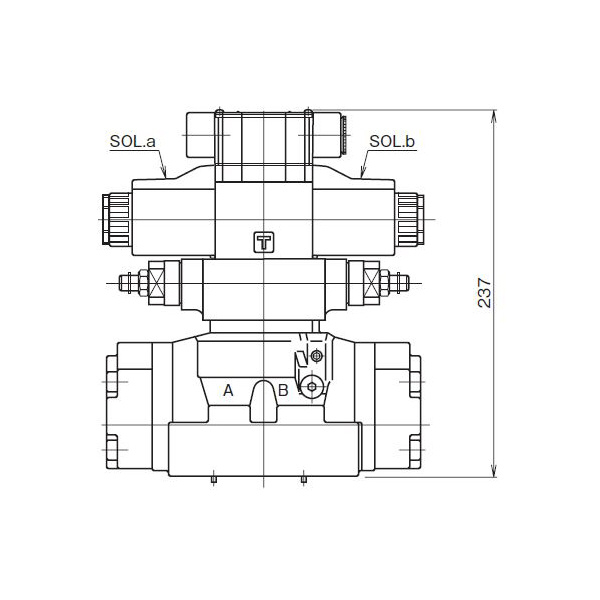 ダイキン工業（株） 方向制御弁I電磁パイロット切換弁 KSH 方向制御弁Ⅰ電磁パイロット切換弁 KSH-G04-2CA-20-Z-W