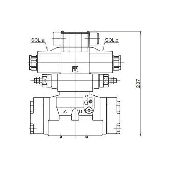 ダイキン工業（株） 方向制御弁I電磁パイロット切換弁 KSH 方向制御弁Ⅰ電磁パイロット切換弁 KSH-G04-2CP-20-X-W