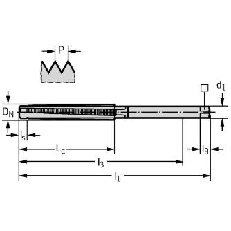 ワルタージャパン（株） HSSーE 台形ねじタップ 29100-TR ＨＳＳ－Ｅ　台形ねじタップ 29100-TR22X5