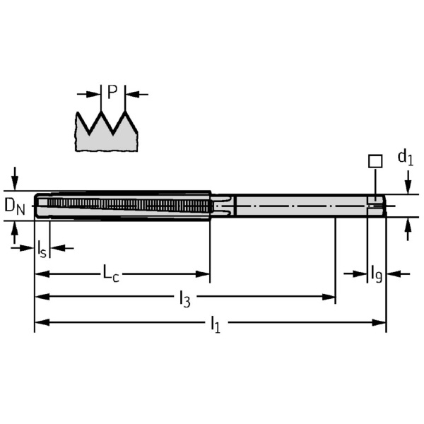 ワルタージャパン（株） HSSーE 台形ねじタップ 29100-TR ＨＳＳ－Ｅ　台形ねじタップ 29100-TR24X5