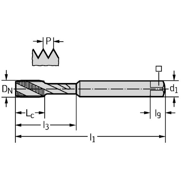 ワルタージャパン（株） HSSーE マシンタップ A224089S ＨＳＳ－Ｅ　マシンタップ A224089S-STIUNC1/4