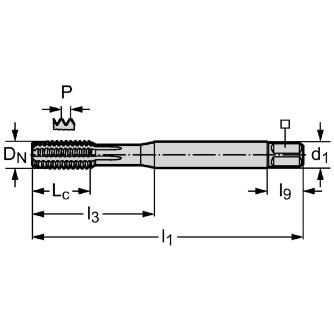ワルタージャパン（株） HSSーE 転造タップ TC410 ＨＳＳ－Ｅ　転造タップ TC410-M10-CL-WY80AD