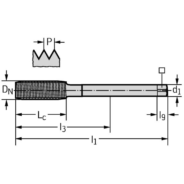 ワルタージャパン（株） HSSーE 転造タップ TC410 ＨＳＳ－Ｅ　転造タップ TC410-M12-L0-WY80AD