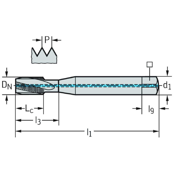 ワルタージャパン（株） 超硬マシンタップ 8141056 超硬マシンタップ 8141056-M10X1