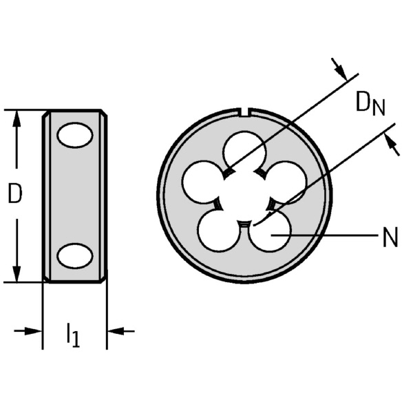 ワルタージャパン（株） ねじ切りダイス 64000 ねじ切りダイス 64000-G3/4