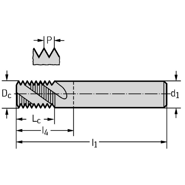 ワルタージャパン（株） 超硬ねじ切りカッター H5036006 超硬ねじ切りカッター H5036006-MJ4