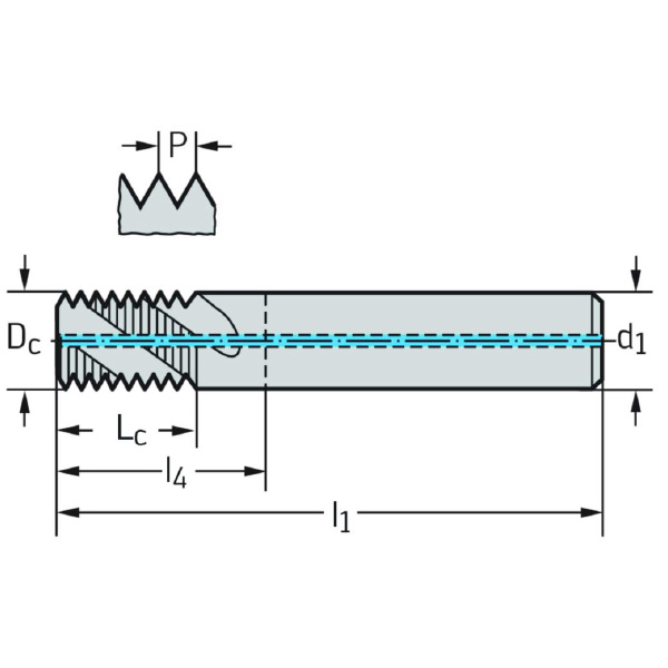 ワルタージャパン（株） 超硬ねじ切りカッター H5336016 超硬ねじ切りカッター H5336016-UNJF5/16