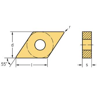 ワルタージャパン（株） 旋削用チップ(ネガチップ) DNMG 旋削用チップ（ネガチップ） DNMG110404-FM5 WSM20S