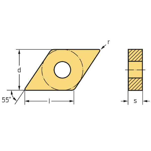ワルタージャパン（株） 旋削用チップ(ネガチップ) DNMG 旋削用チップ（ネガチップ） DNMG110404-NMT WSM20S