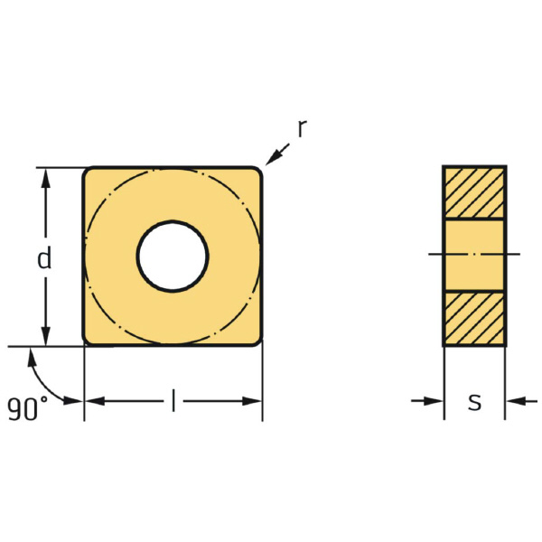 ワルタージャパン（株） 旋削用チップ(ネガチップ) SNMG 旋削用チップ（ネガチップ） SNMG090308-MK5 WKK20S