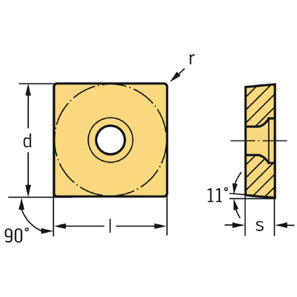 ワルタージャパン（株） 旋削用チップ(ポジチップ) SPMT 旋削用チップ（ポジチップ） SPMT09T304-MK4 WKK20S