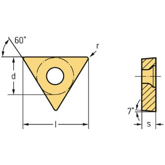 ワルタージャパン（株） 旋削用チップ(ポジチップ) TCMT 旋削用チップ（ポジチップ） TCMT090204-FP4 WPP10G