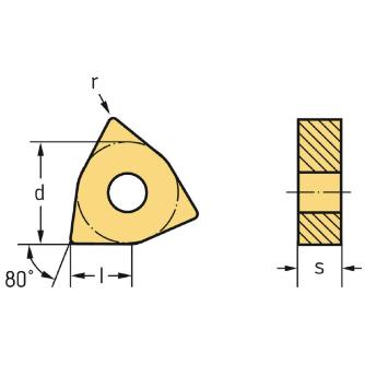 ワルタージャパン（株） 旋削用チップ(ネガチップ) WNMG 旋削用チップ（ネガチップ） WNMG060404-FM5 WSM10S