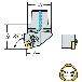 ワルタージャパン（株） 旋削ホルダー リジットクランプ C4 旋削ホルダー　リジットクランプ C4-DSRNL-22050-12