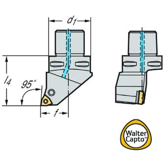 ワルタージャパン（株） 旋削ホルダー レバークランプ C4 旋削ホルダー　レバークランプ C4-PWLNL-27050-08